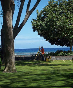 Surveyor with instrument
